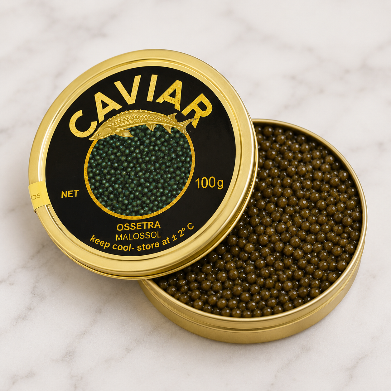 Sturgeon Ossetra Black Caviar