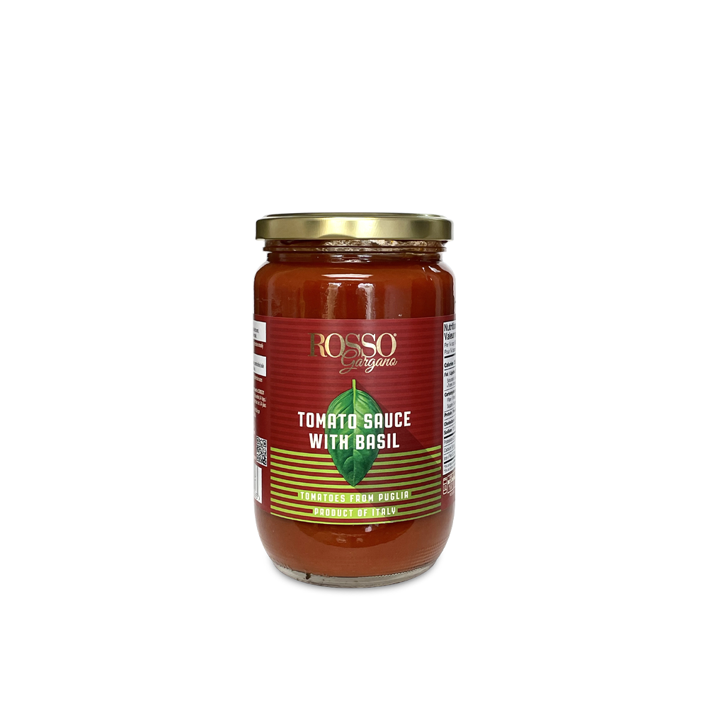 Rosso Gargano Tomato Sauce with Basil 690ml - Case (6)