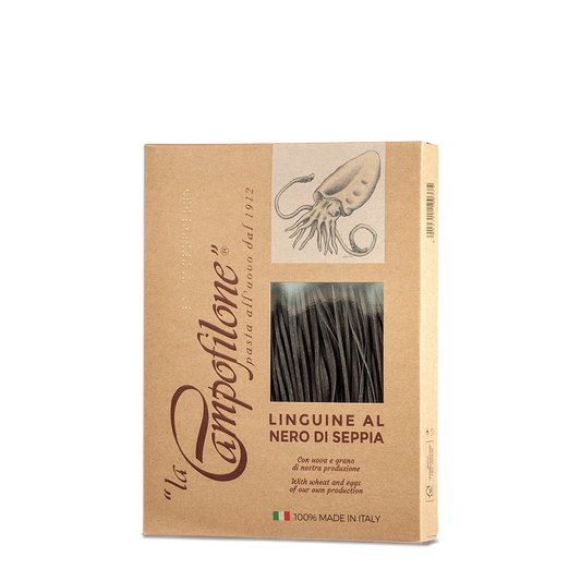La Campofilone Egg Linguine Nero di Seppia - Case (10)