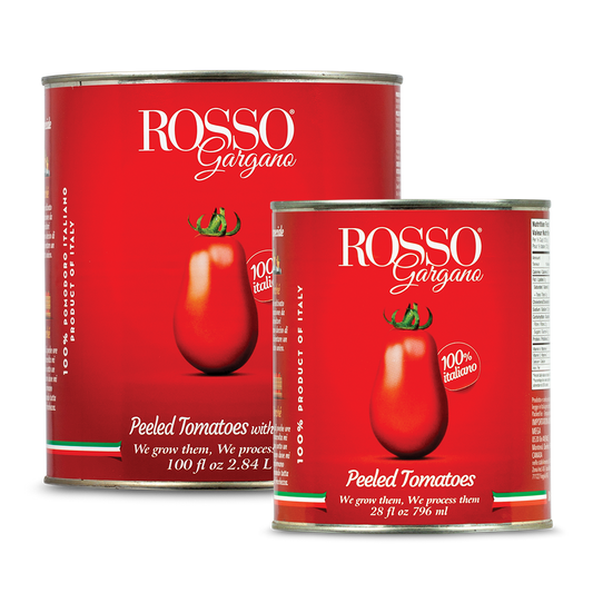 Rosso Gargano Italian Peeled Tomatoes 28oz - Case (6)