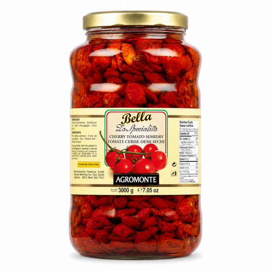 Bella Semi-dried Cherry Tomatoes in oil - 3L Single