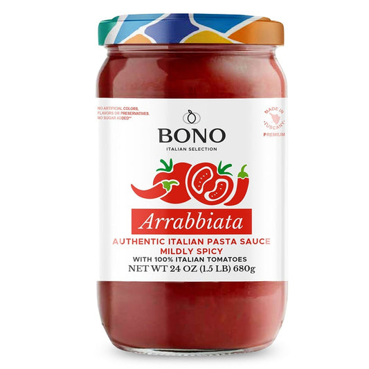 BONO Arrabbiata Sauce 680ml - Case (6)