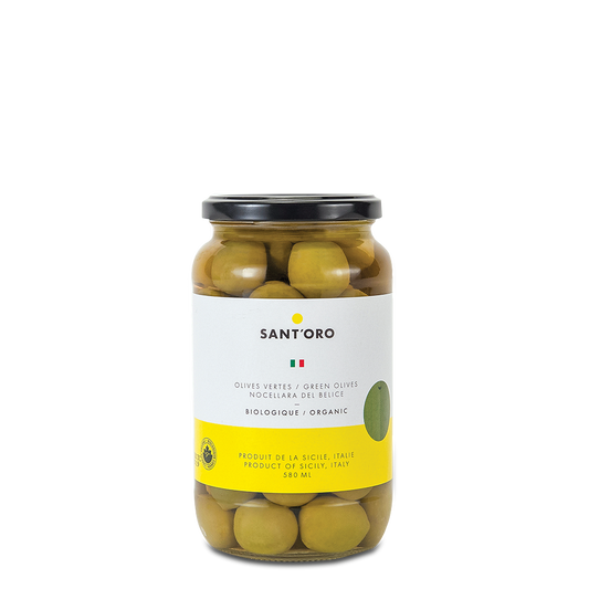 Green Olives Nocellara Organic - Case (6)