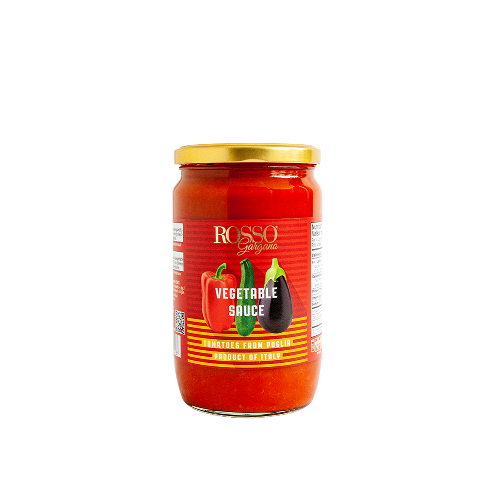 Rosso Gargano Tomato Sauce with Vegetables 690ml - Case (6)